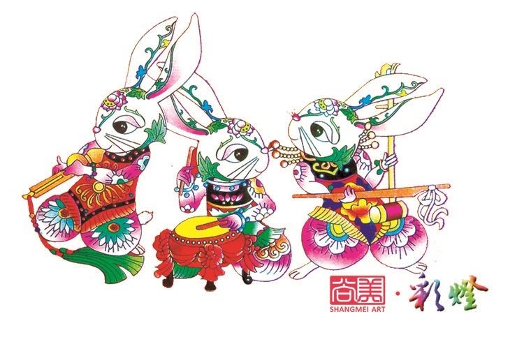 2023年兔年花燈、兔年彩燈設(shè)計(jì)方案卡通元素參考